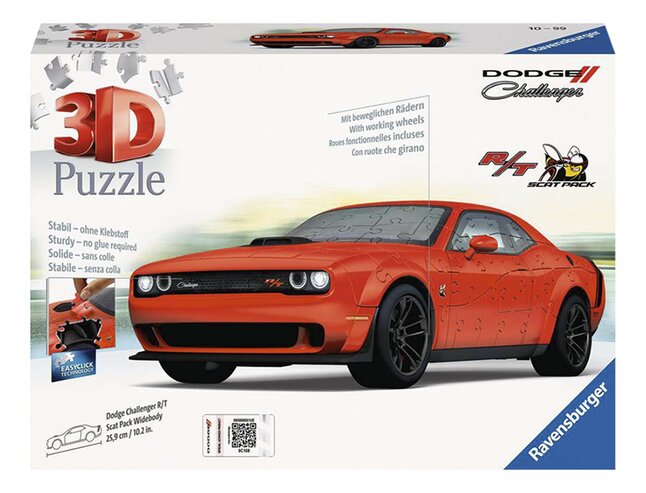 Ravensburger 3D-puzzel Dodge Challenger R/T Scat Pack Widebody