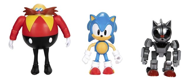 Actiefiguur Sonic the Hedgehog 2 Movie - 30th Anniversary Multipack
