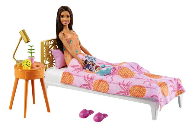 Barbie slaapkamer + pop