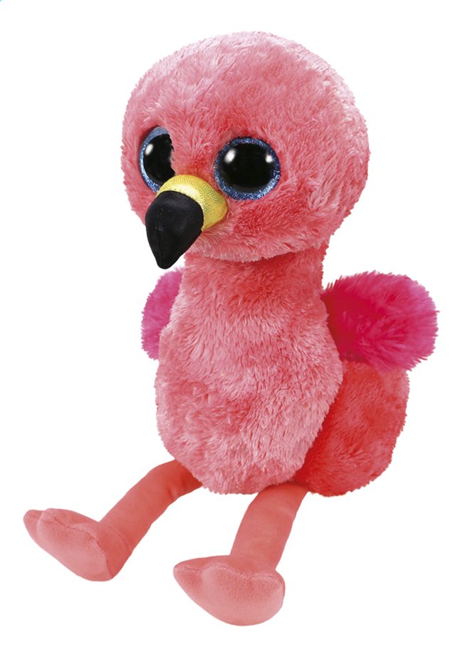 Knuffel TY Beanie Boos Gilda de Flamingo 23 cm