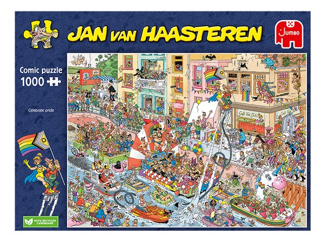 Jumbo puzzel Jan Van Haasteren Celebrate Pride!