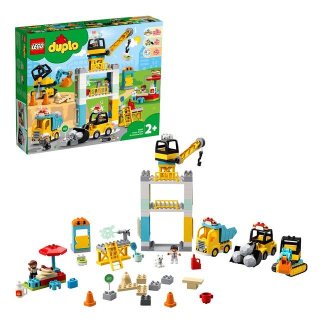 Krachtig tellen Beschrijving LEGO DUPLO 10933 Torenkraan & Bouwterrein kopen? | Bestel eenvoudig online  | DreamLand