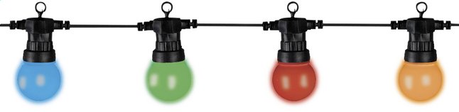 Guirlande lumineuse LED 20 lampes multicolor - kit de démarrage