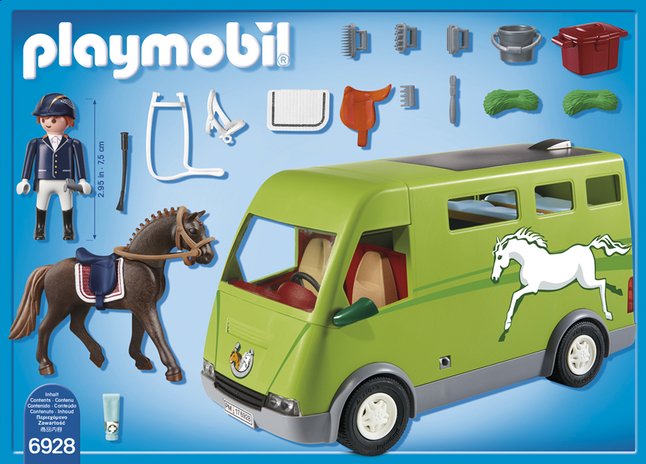 playmobil van et cheval