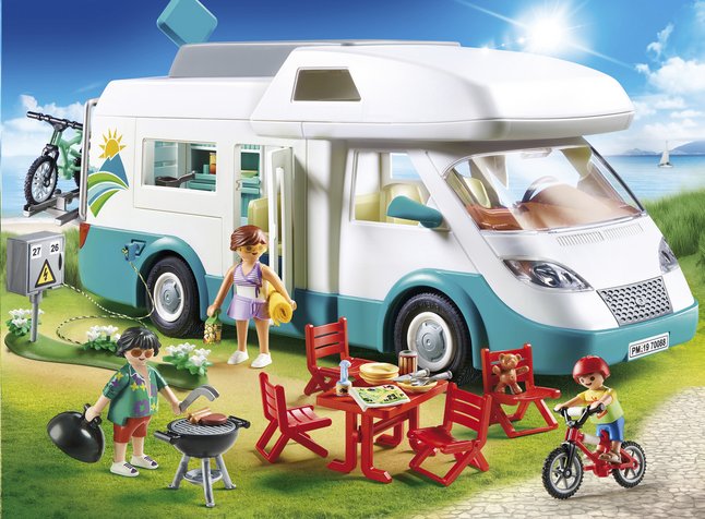 Barbecue avec papa et enfants Playmobil 71427 Family Fun camping