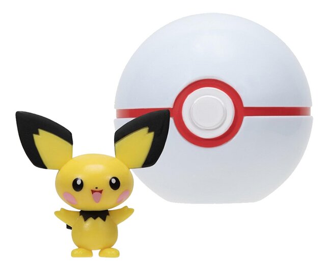 Figurine articulée Pokemon- Pokémon ensemble pour ceinture Clip'n