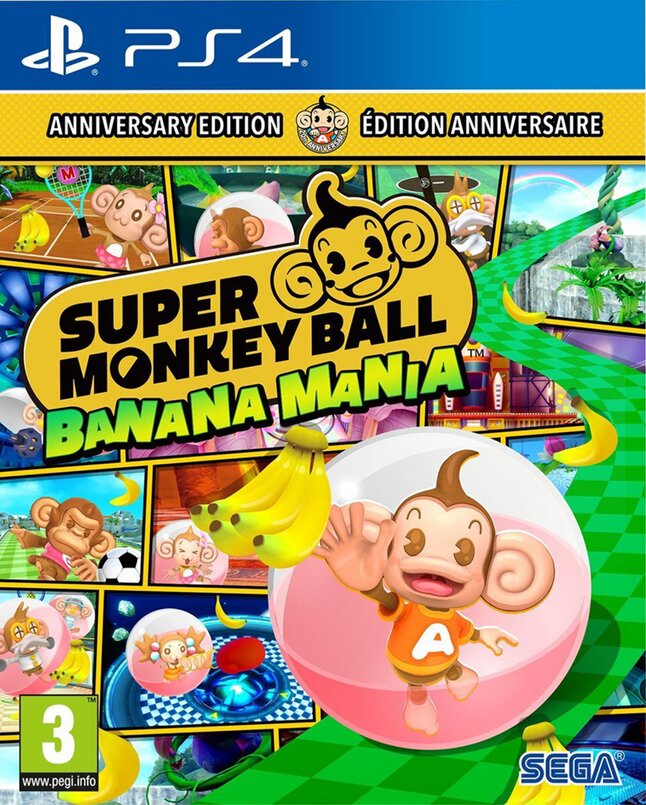 PS4 Super Monkey Ball Banana Mania Anniversary Edition ENG/FR