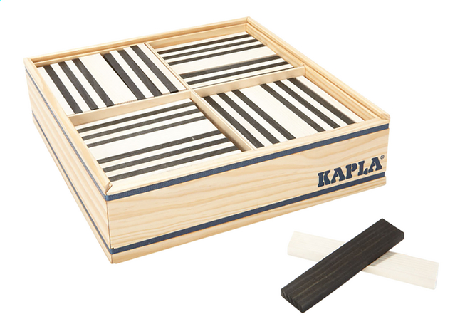KAPLA zwart en wit - 100 stuks