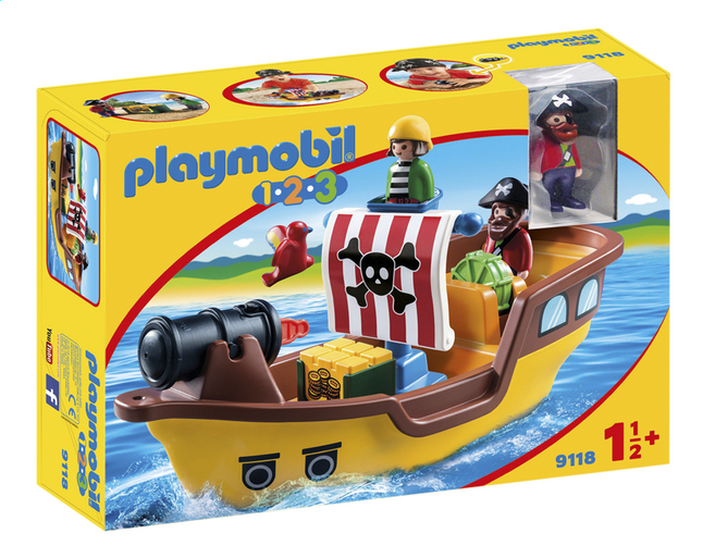 Playmobil 1 2 3 9118 Piratenschip Ontdek Elke Dag Straffe Deals En Leuke Nieuwigheden Bij Dreamland