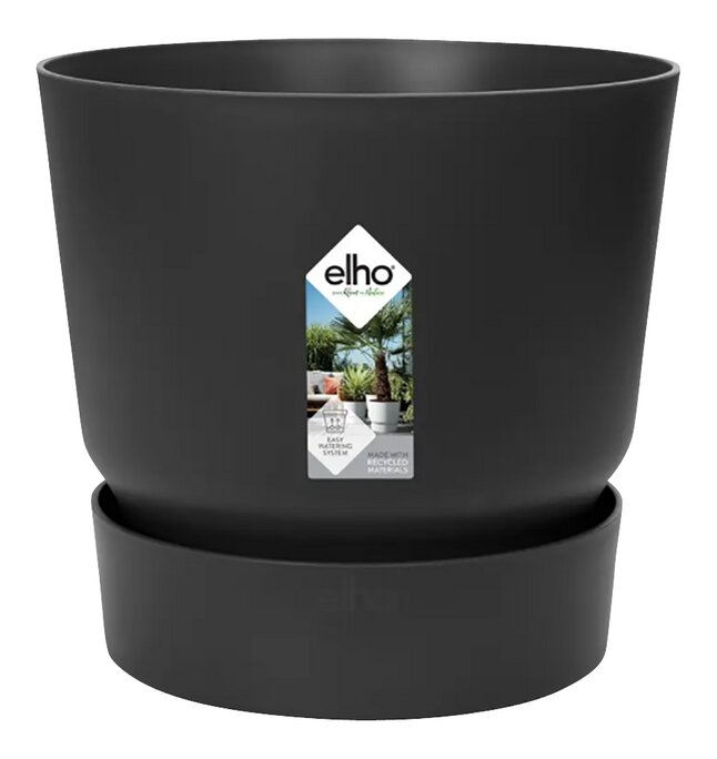 Elho pot de fleurs Greenville Ø 39 cm Living Black