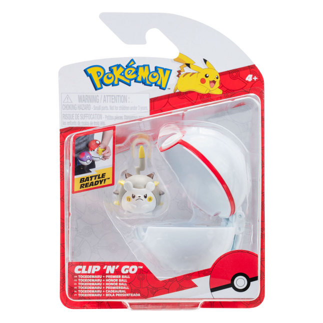 Set Pokémon Clip wave 12 Togedemaru premi ball