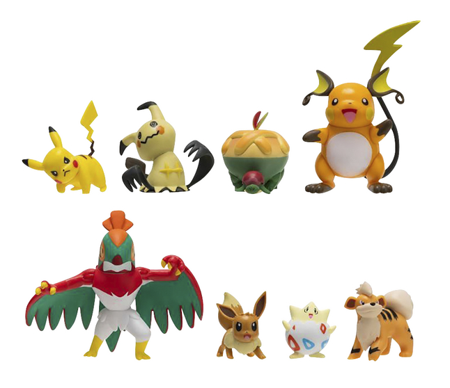 Pokémon figurine - 8 pièces