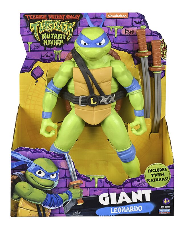 Figurine articulée Les Tortues Ninja Mutant Mayhem Giant Leonardo, Commandez facilement en ligne