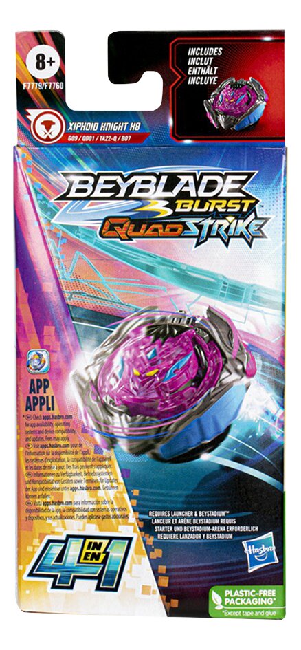Beyblade Burst Quad Strike Single Pack - Xiphoid Knight