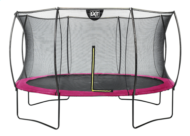 EXIT trampolineset Silhouette Ø 4,27 m roze