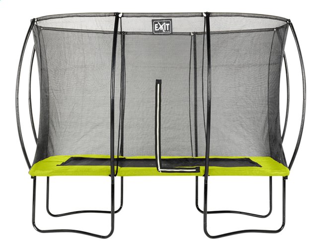 EXIT trampolineset Silhouette L 3,05 x B 2,14 m lime