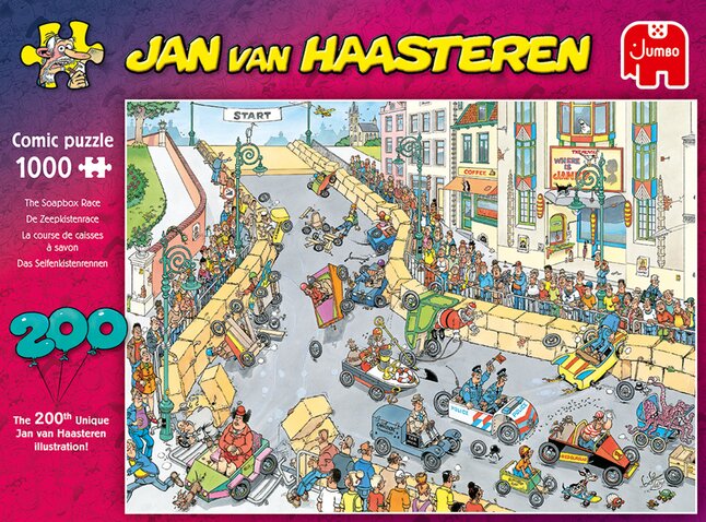 Jumbo puzzel Jan Van Haasteren De Zeepkistenrace
