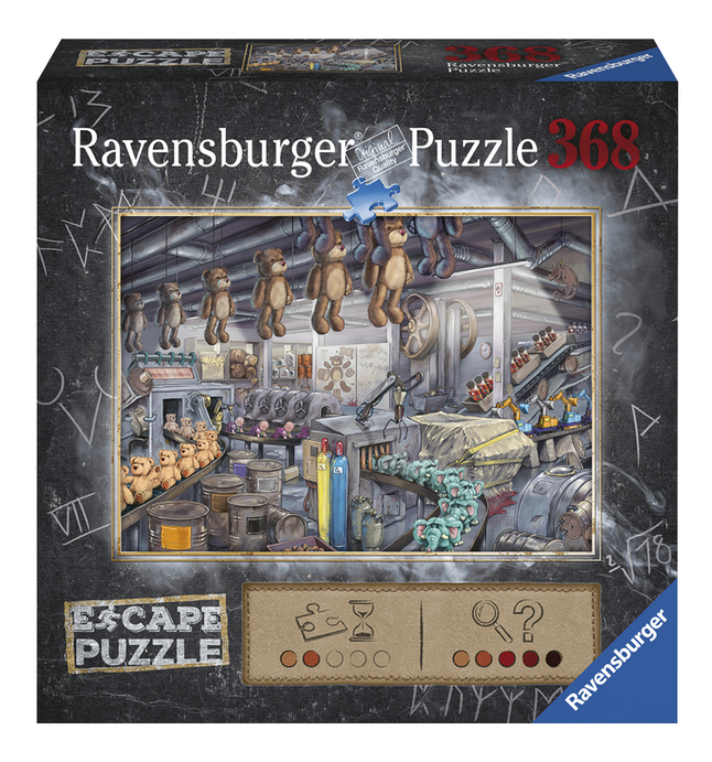 Ravensburger escape-puzzel Toy Factory