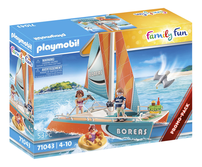PLAYMOBIL Family Fun 71043 Catamaran
