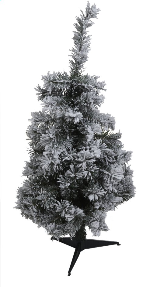 Kerstboom groen besneeuwd 90 cm