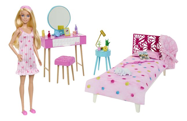 Barbie poupée avec chambre complète