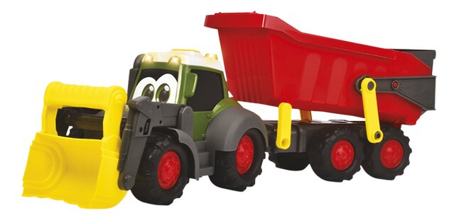 Tracteur en Métal avec Remorque Assortiment de 12 Pièces Boîte Presentoir -  Dickie Toys - DICKIE TOYS - FM-J-32698