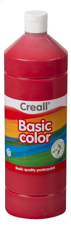 Creall plakkaatverf Basic Color 1 l lichtrood