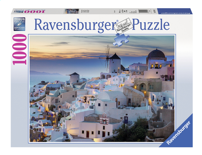 Ravensburger puzzel Avond in Santorini