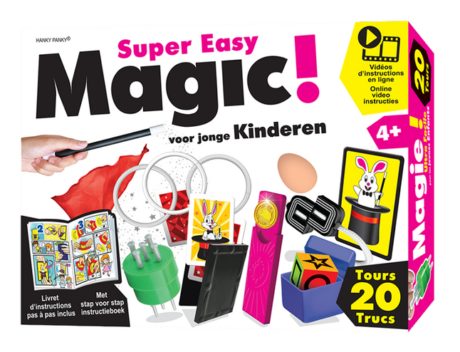 Boîte de magie Magie Ultra Facile pour les jeunes enfants