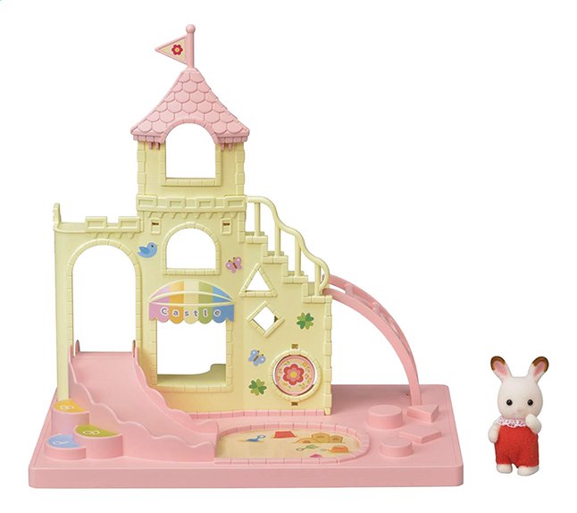 Sylvanian families 5432 - Les jumeaux lapin chocolat et poussette