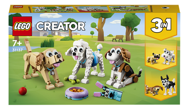LEGO Creator 3 en 1 31137 Adorables chiens