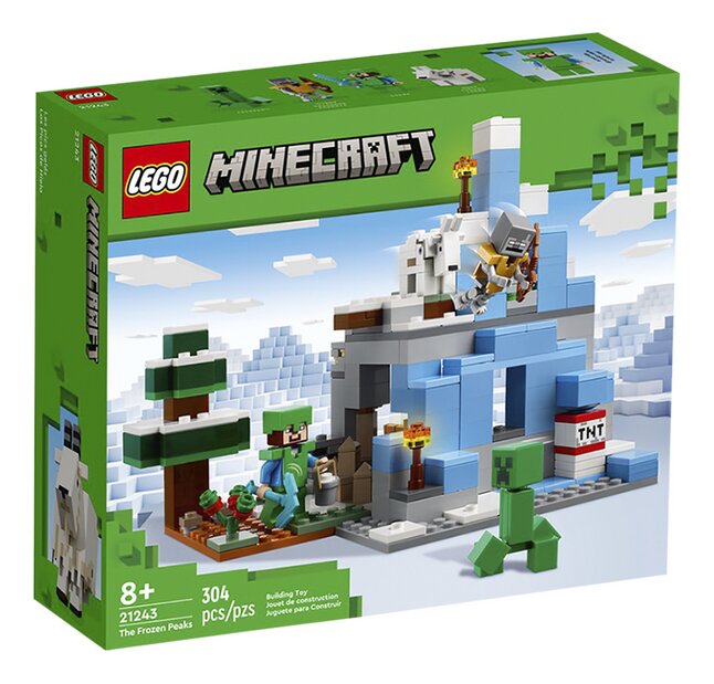 LEGO Minecraft 21243 De Ijsbergtoppen