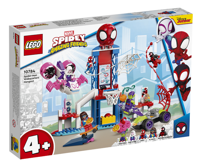LEGO Marvel Spidey 10784 Spider-Man Webuitvalsbasis ontmoeting