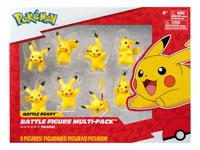 Minifigurine Pokémon Battle Figure Multi-Pack - Pikachu, Commandez  facilement en ligne
