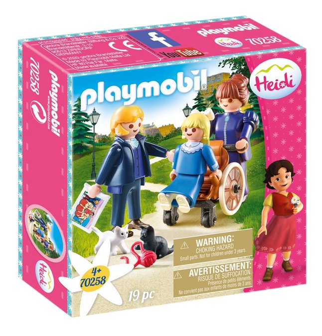 PLAYMOBIL Heidi 70258 Clara avec son père et Mlle Rottenmeier | Commandez  facilement en ligne | DreamLand