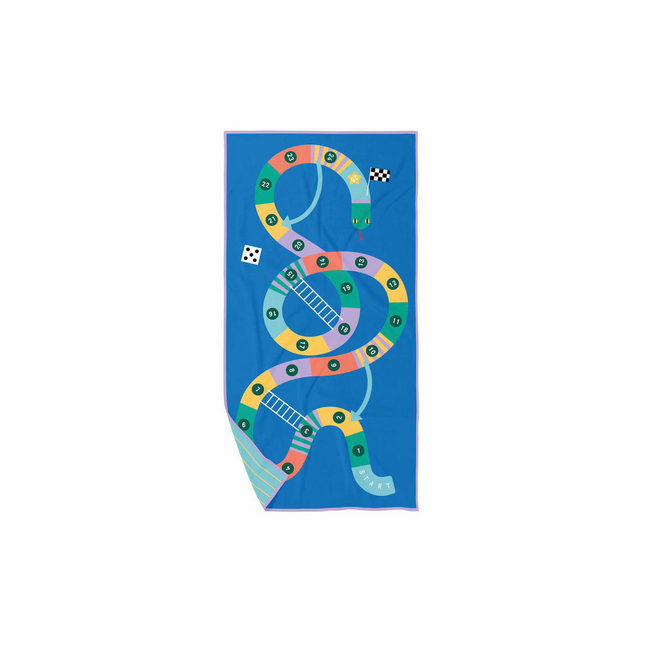 Quut Serviette de Jeu Serpents et Échelles