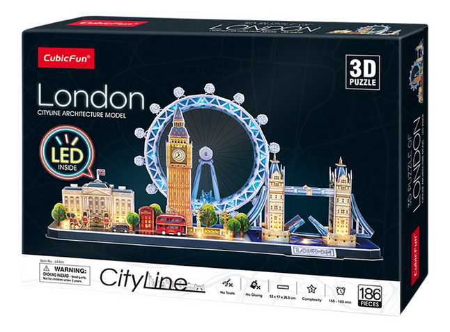 Cubic Fun 3D-puzzel City Line London