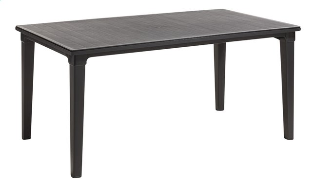 Keter table de jardin Futura L 165 x Lg 94 cm graphite