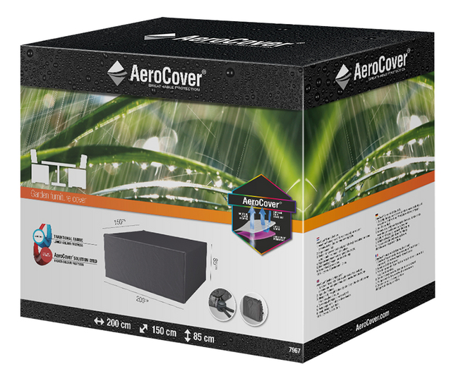 AeroCover housse de protection pour ensemble de jardin L 240 x Lg 150 x H 85 cm polyester