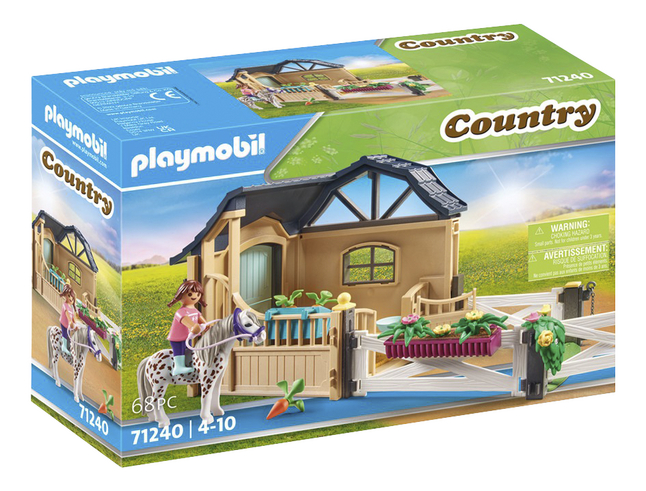 PLAYMOBIL Country 71240 Extension Box avec cheval