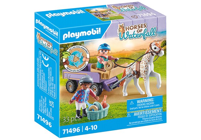 PLAYMOBIL Speelset Horses of Waterfall Ponykoets 71496