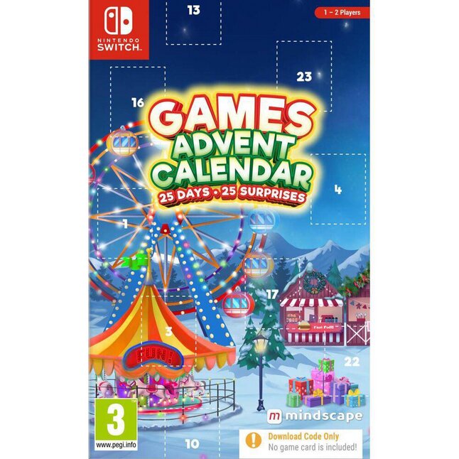 Nintendo Switch Games Advent Calendar 2024 Code in a Box