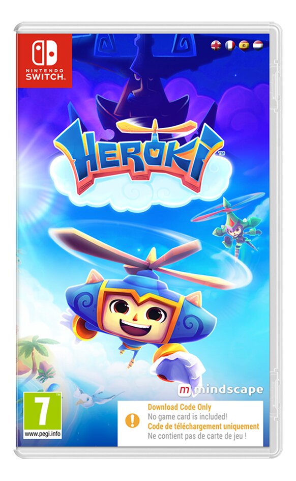 Nintendo Switch Heroki - Code in a box NL/FR