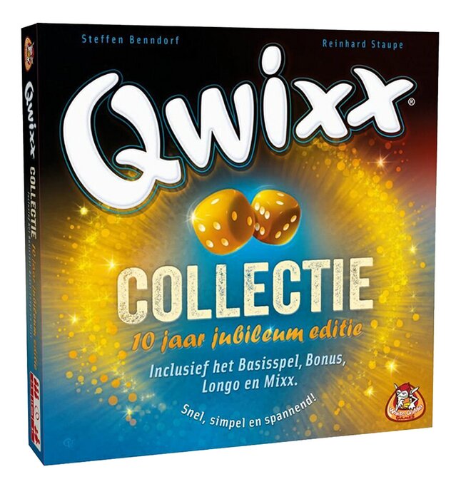 Theoretisch ongebruikt haakje Qwixx Collectie 10 jaar Jubileum Editie dobbelspel kopen? | Bestel  eenvoudig online | DreamLand