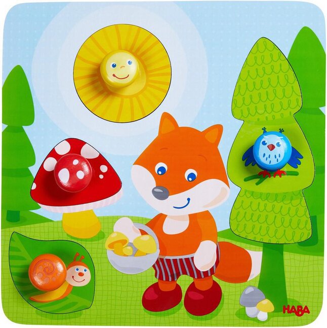 HABA Puzzle à boutons Renard