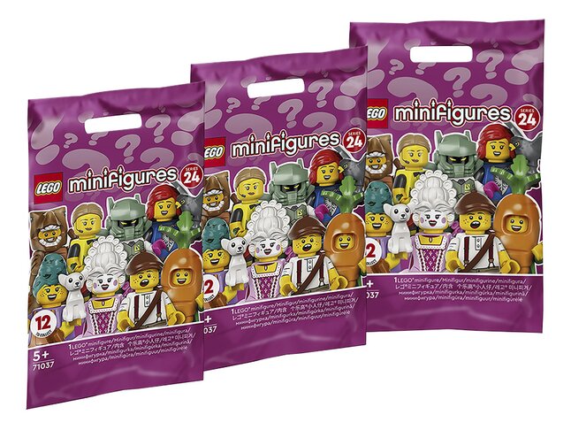 LEGO Minifigures 71037 Série 24 - 3 pièces