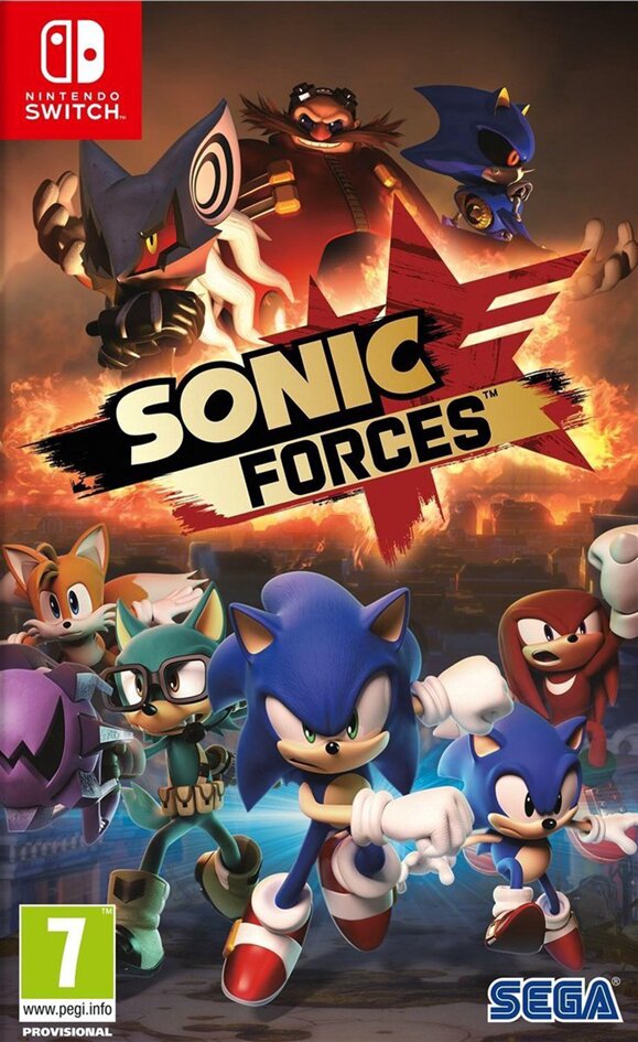 Nintendo Switch Sonic Forces - Code in a box FR/ANG