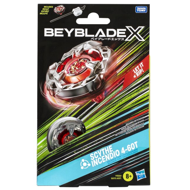 Draaitol Beyblade X Starter Pack Scythe Incendio 4-60T