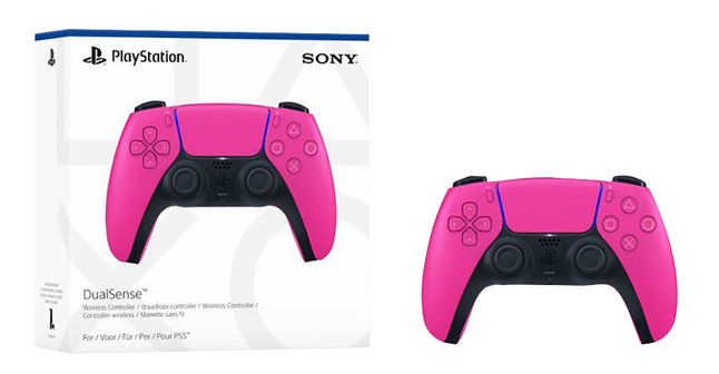 PS5 DualSense controller Nova Pink