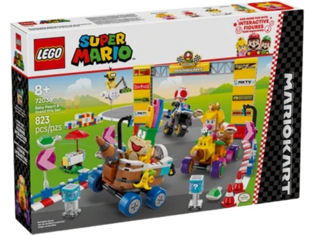 LEGO Super Mario: Mario Kart™ – Baby Peach en grand prix–set 72036